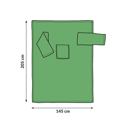 Kocyko-szlafrok - Groszek na Arena.pl