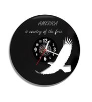 Zegar ścienny z płyty winylowej USA 3.3