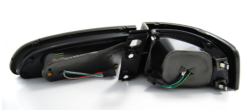 LAMPY DIODOWE SEAT IBIZA 6L OD 2002 DO 2008 HATCHBACK 3D/5D SMOKE LED BAR na Arena.pl