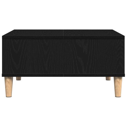 Stolik kawowy  Czarny Dąb 60x60x30 cm z drewna inżynieryjnego na Arena.pl