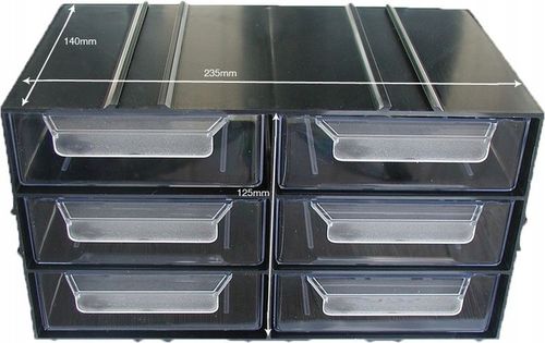 Szafka modułowa, 6 szufladek, PX6 na Arena.pl