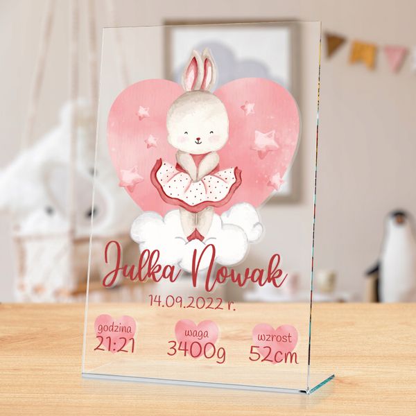 STATUETKA metryczka dla dziecka PREZENT nadruk zdjęcie 4