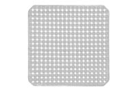 Mata łazienkowa antypoślizgowa kwadratowa do brodzika BABEL 53x53 cm szara