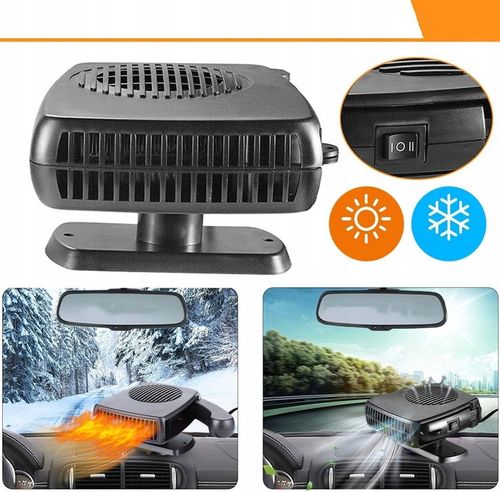 ODMRAŻACZ SZYBY 12V, 150W WENTYLATOR SAMOCHODOWY, PODGRZEWACZ SAMOCHODOWY na Arena.pl