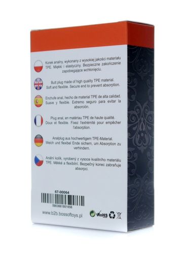 Korek Analny Plug-T-Plug Ripple Tpe, 9,5 Cm, Anatomiczny Kształt na Arena.pl