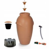 Zbiornik AQUACAN 210 l + łańcuch, podstawa | Terakota, Pojemność: 210 l, Wymiary 56x60x113 cm, Kolor Terakota, Waterform, Prosperplast