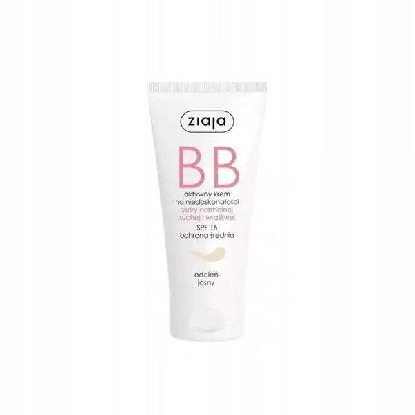 Ziaja krem BB odcień jasny SPF15 50ml zdjęcie 1