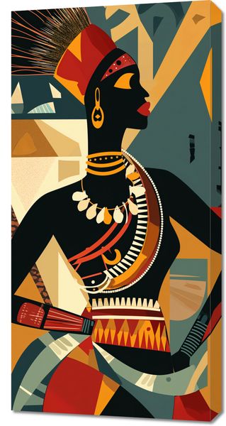 Obraz 50x100cm Afrykańska Mozaika zdjęcie 1