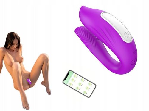 SSĄCY ŁECHTACZKĘ MASAŻER, WIBRATOR DLA PAR, Z APLIKACJĄ na Arena.pl