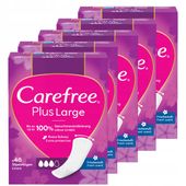 5x Zestaw Carefree Plus Large wkładki higieniczne 48 szt.