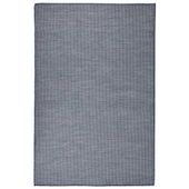 Dywan zewnętrzny o płaskim splocie, 120x170 cm, niebieski