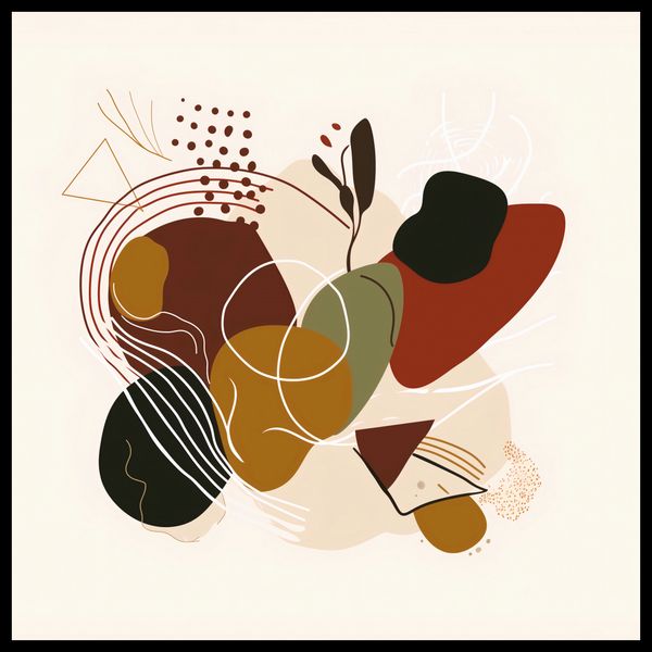 Plakat 80x80cm Organiczna Erupcja zdjęcie 2