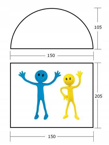 NAMIOT TURYSTYCZNY DOMEPACK 2 ACAMPER 2500mm + GRATIS na Arena.pl