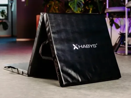 MATERAC DO ĆWICZEŃ GIMNASTYCZNY SKŁADANY REHABILITACJA 180x60x5CM HABYS na Arena.pl