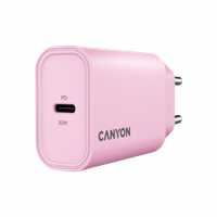 CANYON Ładowarka sieciowa OnCharge 30CL 30W 1xPD EU Różowa
