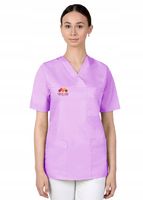 Bluza damska kosmetycznamedyczna firmowa z HAFTEM TWOIM LOGO NAPISEM 5 SZT