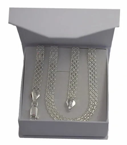 Naszyjnik Srebrny Damski Bismark Diamentowany 6,00 mm pr 925 Grawer Gratis zdjęcie 8