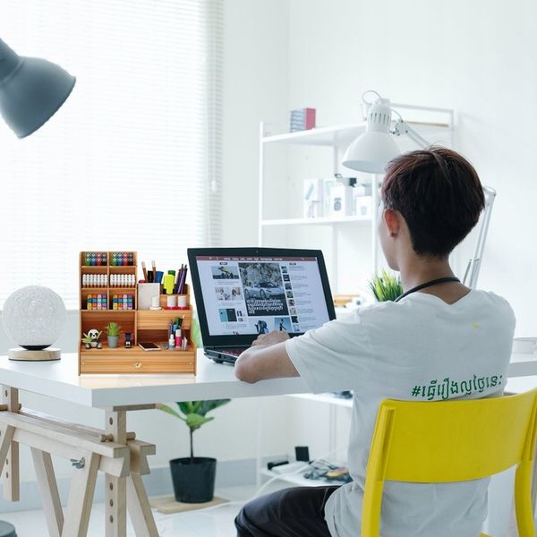 ORGANIZER DREWNIANY NA BIURKO PRZYBORNIK SZUFLADA zdjęcie 6