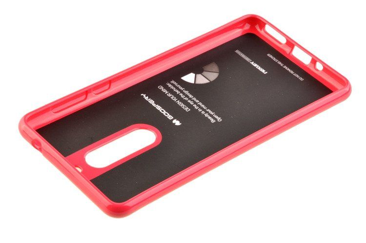 Etui Mercury Goosper Jelly Case do NOKIA 5 różowy zdjęcie 4