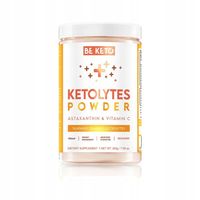 BE KETO Ketolytes ELEKTROLITY MAGNEZ POTAS Pomarańcza 200g Proszek