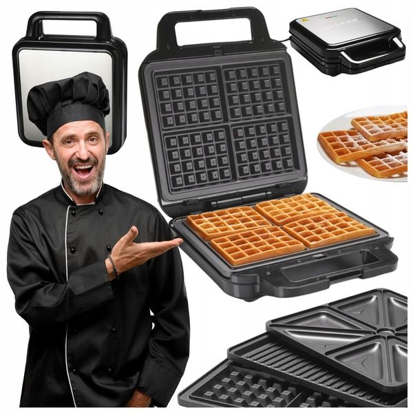 Opiekacz 3w1 1200W wymienne wkłady TS9656 zdjęcie 1