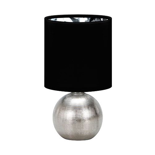 Lampka nocna PERLO silver/black E14 03290 Struhm na Arena.pl