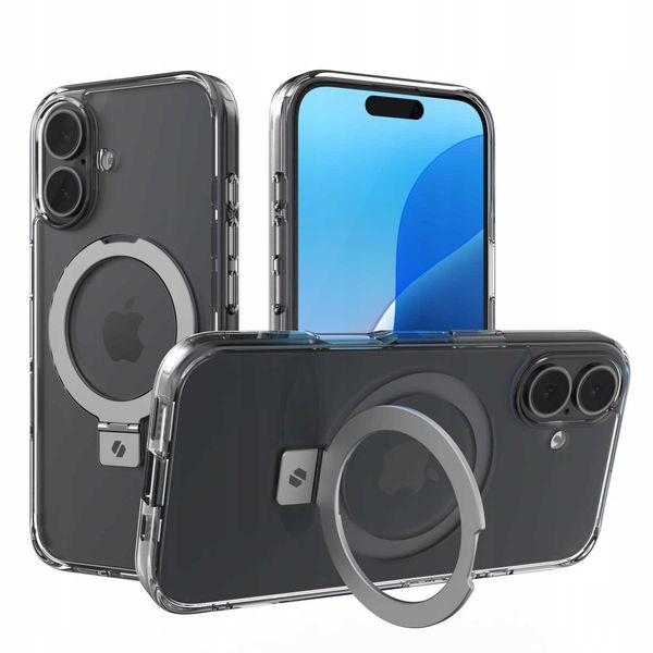 Spacecase Ring Pro Mag Iphone 16 Clear zdjęcie 10