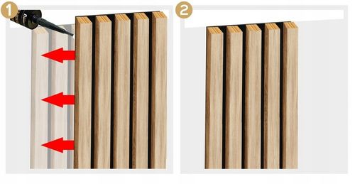 LAMELE NA FILCU 46x275 ŚCIENNE PANEL AKUSTYCZNE DĄB NATURALNY WOTAN INNE na Arena.pl