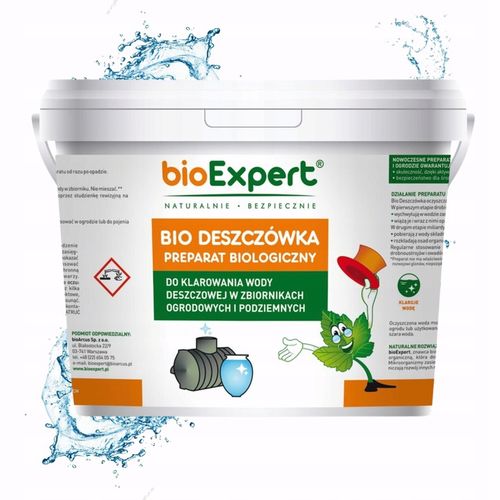 Deszczówka BIO Preparat do oczyszczania deszczówki Klarowanie 5kg BIOEXPERT na Arena.pl