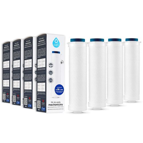 FILTR WKŁAD PRZEPŁYWOWY DAFI POLIPROPYLENOWY x4 na Arena.pl