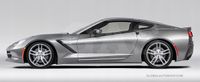 CHEVROLET CORVETTE - Listwy CHROM na drzwi boczne dekoracyjne chromowane
