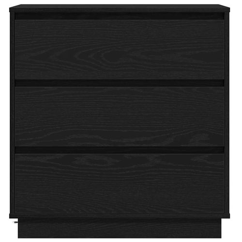 Szafka Nocna z Czarny 71 x 34.5 x 75 cm Materiał drewnopochodny na Arena.pl