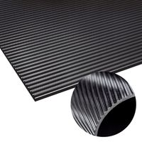 Wykładzina GUMOWA MATA antypoślizgowa płyta 3 mm x 1200 mm RYFLOWANA