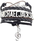 Bransoletka Michaela Jacksona 210x25 mm stylowy gadżet dla fanów Króla Popu