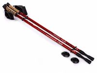 2X PROFI KIJKI KIJE TREKINGOWE KOREK KORKOWE SKŁADANE NORDIC WALKING