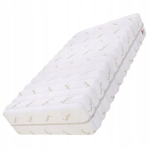 Materac 80 x 200 x 23cm H4 LATEX 2x3 CM SPRĘZYNY POKROWIEC BAMBUSOWY na Arena.pl