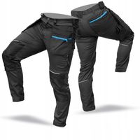 SPODNIE ROBOCZE MĘSKIE DO PASA ELASTYCZNE OCHRONNE WYGODNE DUŻO KIESZENI