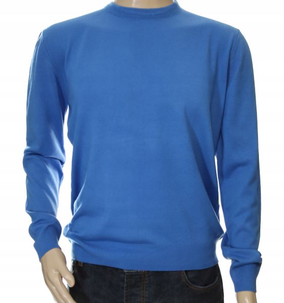 Sweter męski z kaszmiru i wełny merynosów pod szyję XXL 2XL kaszmirowy zdjęcie 1