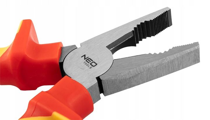 NEO ZESTAW SZCZYPIEC 1000V KOMBINERKI 160 mm Boczne Wydłużone Kombinerki zdjęcie 5