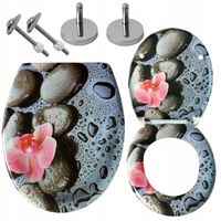 DESKA WC KLOZETOWA SEDESOWA WOLNOOPADAJĄCA KOLOROWA KAMIEŃ STORCZYK ESTIVA