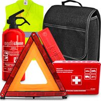 Zestaw Apteczka Gaśnica Trójkąt Kamizelka w Etui TORBIE