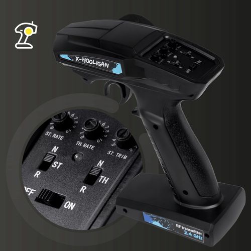 Auto Zdalnie Sterowane Samochód X-Hooligan 4x4 35km/h 1:10 DUŻE I SZYBKIE na Arena.pl