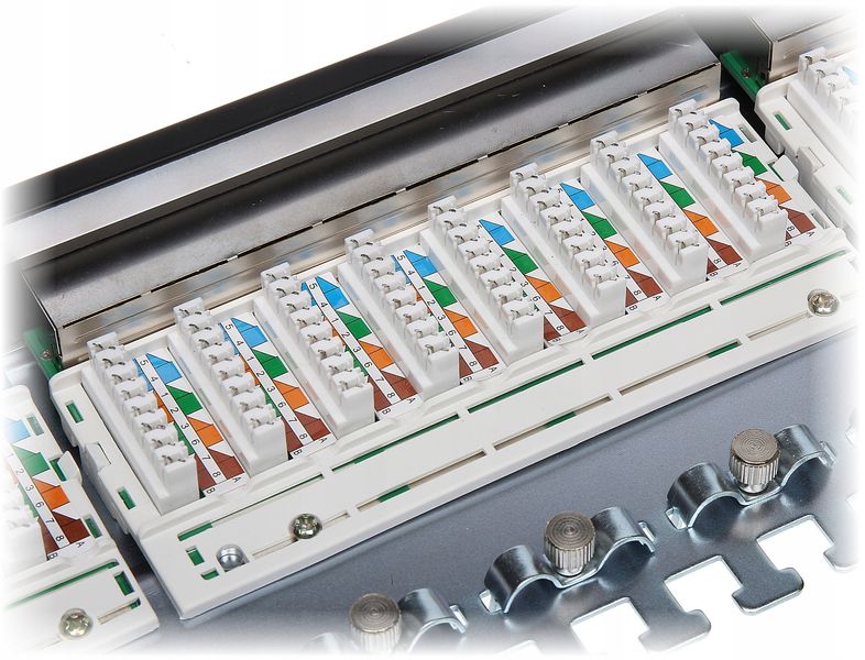 PATCH PANEL RJ-45 PP-24/RJ6-C/FTP zdjęcie 6