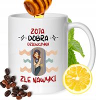 Kubek Dla Zoi Koleżanki Przyjaciółki Żony Prezent Z Nadrukiem Biały 330Ml