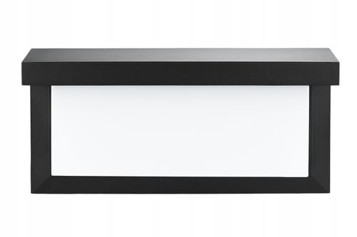 Kinkiet ogrodowy Interlook biały, czarny zintegrowane źródło LED 12 W na Arena.pl