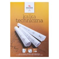 kalka techniczna a4 przezroczysta 20 arkuszy 90g koh-i-noor