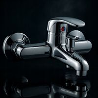 BATERIA WANNOWA PRYSZNICOWA ŚCIENNA KRAN DO WANNY DELVANT CONSE CHROM