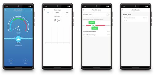 Automatyczny Zawór Sterownik Przepływu Wody z Pomiarem DN20 DN25 Tuya WiFi na Arena.pl