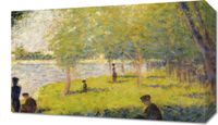Obraz 50x30cm Study for a Sunday on La Grande Jatte, Seurat