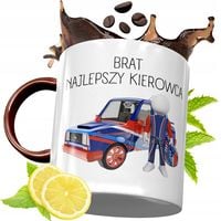 Kubek Bordowy Dla Brata Na Urodziny Prezent Z Nadrukiem Ze Zdjęciem